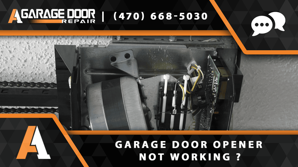 garage door opener not working